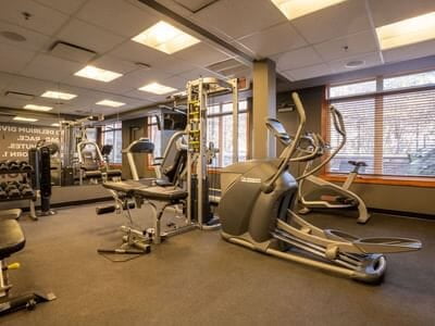 Fitness Centre-Stay fit with a workout in our modern fitness centre, open year-round.